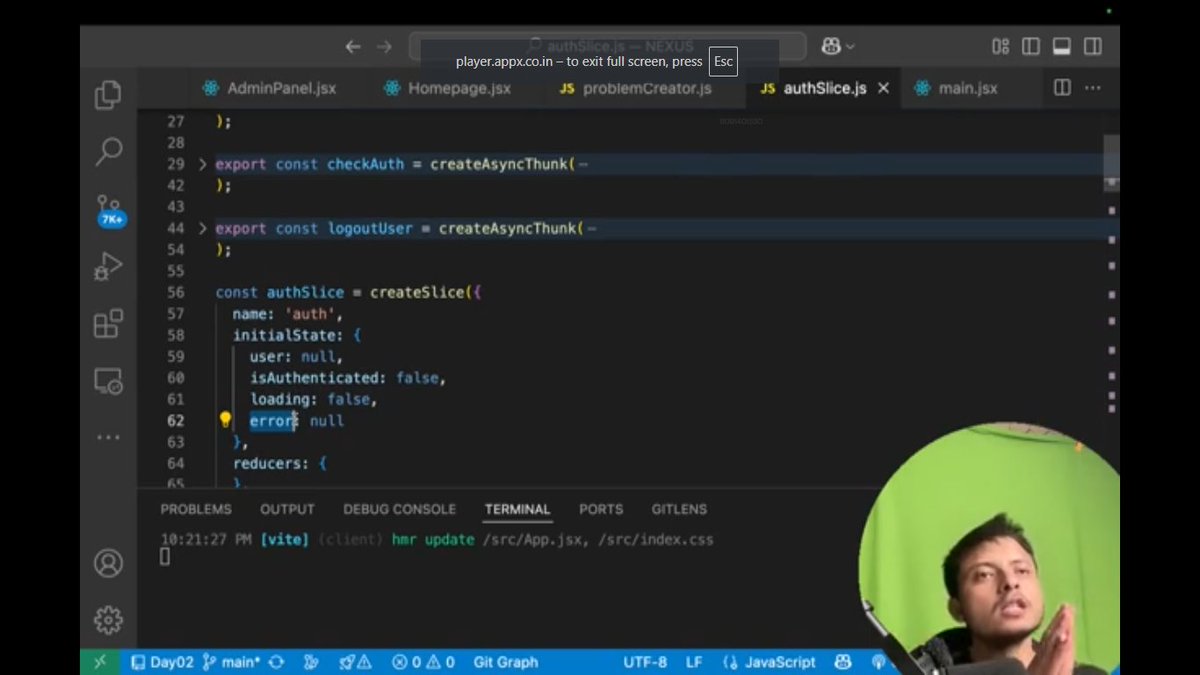 savita_gurjar30's tweet image. Topic: MegaProject: Leetcode

@rohit_negi9

Lecture 15: HomePage and Admin Page

GitHubRepo:github.com/savigurjar/Lee… 

#LeetCodeProject #MegaProjectSeries #CoderArmy #RohitNegiBhaiya