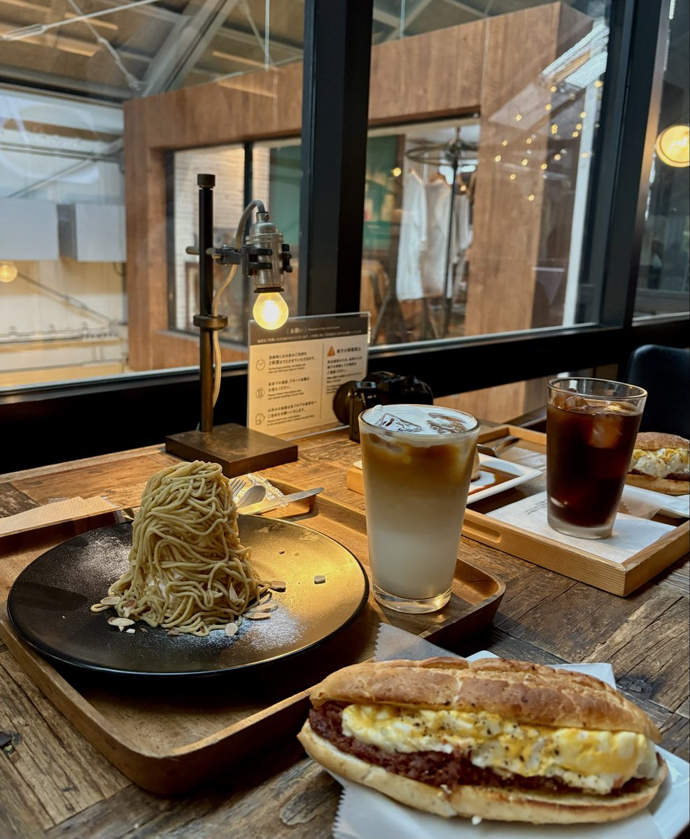 📍Factory &amp; Labo 神乃珈琲
素敵なカフェに行けて良き休日だった~
美味しいモンブランも食べられて大満足

#日常垢