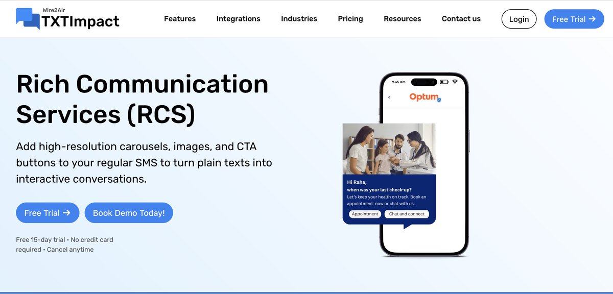 Txtimpact's tweet photo. Conclusion:

WhatsApp = global reach &amp; personal touch

RCS = branded, interactive, high-converting campaigns in native apps

TXTImpact offers RCS with a Wide range of premium features, analytics &amp; 24/7 support
Visit: https://t.co/GnwoH1U6Jl https://t.co/m6RNASpUS0