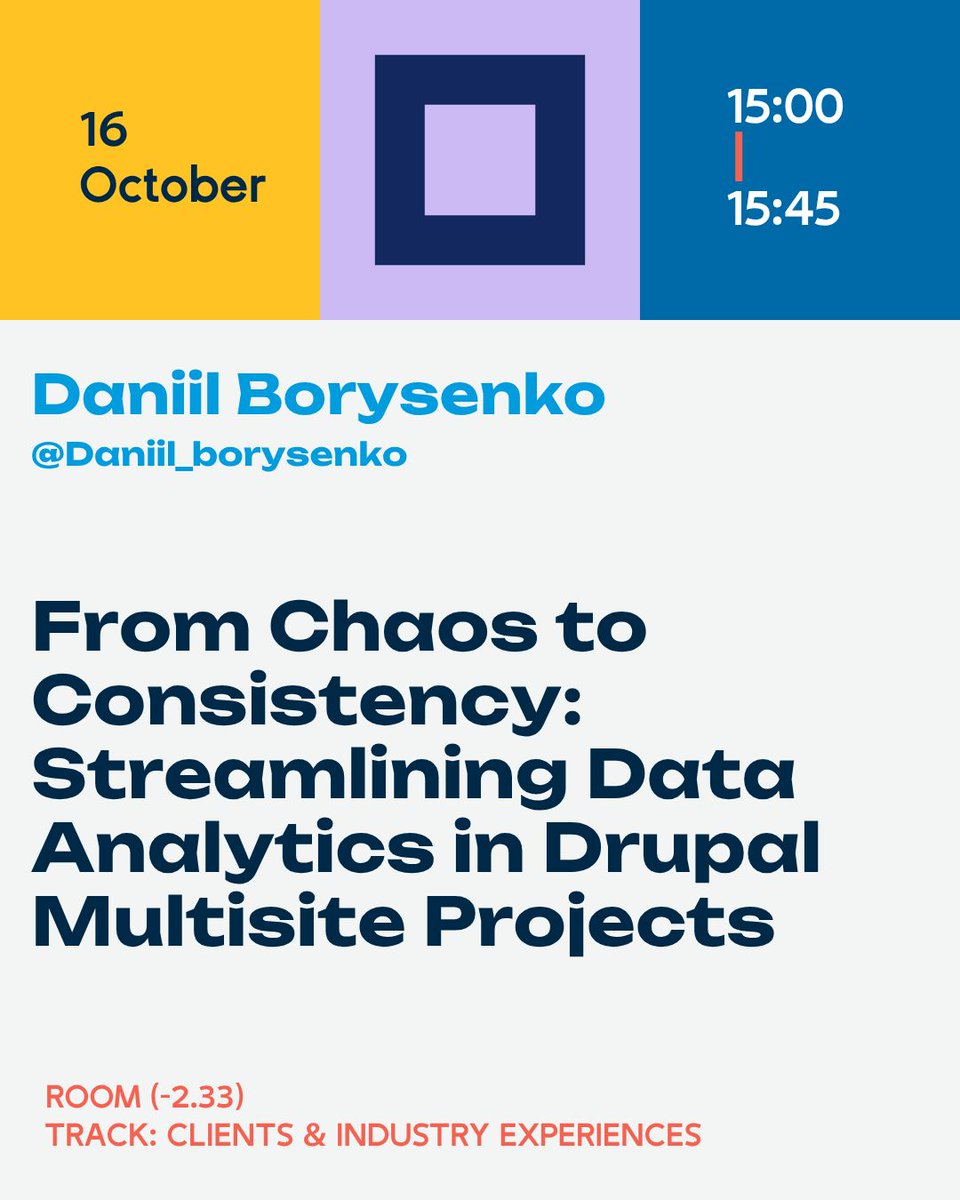DrupalConEur's tweet image. 🎤 More amazing speakers join the #DrupalConVienna lineup!
Meet Raquel Fialho, Gareth Alexander, and Daniil Borysenko - three inspiring voices bringing their expertise, insights, and passion for Drupal to the stage 💙
👉 buff.ly/w9jPHOg
#Drupal #DrupalCommunity