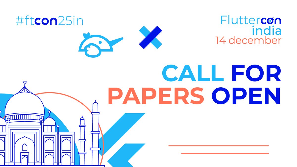 FlutterconWorld's tweet image. LAST DAY TO SUBMIT! Get from behind the laptop to centre stage 🚨🇮🇳

If you&apos;re building, scaling, or experimenting in #Flutter—you have something worth sharing. 📣 Submit your talk &amp;amp; inspire #India’s next generation of #FlutterDevs →
sessionize.com/fluttercon-ind…