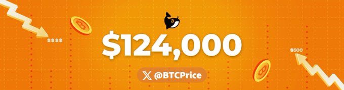 mybackuptoken's tweet image. 🟢 Bitcoin Price: $124,000