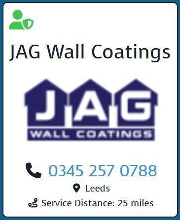 Welcome to our latest featured Yorkshire Tradesperson – JAG Wall Coatings 

Are you a Yorkshire tradesperson offering your services to local Letting Agents, Estate Agents and Landlords? Why not add your business details COMPLETELY FREE to our database? 

nicholasblakeley.com/add-listing/