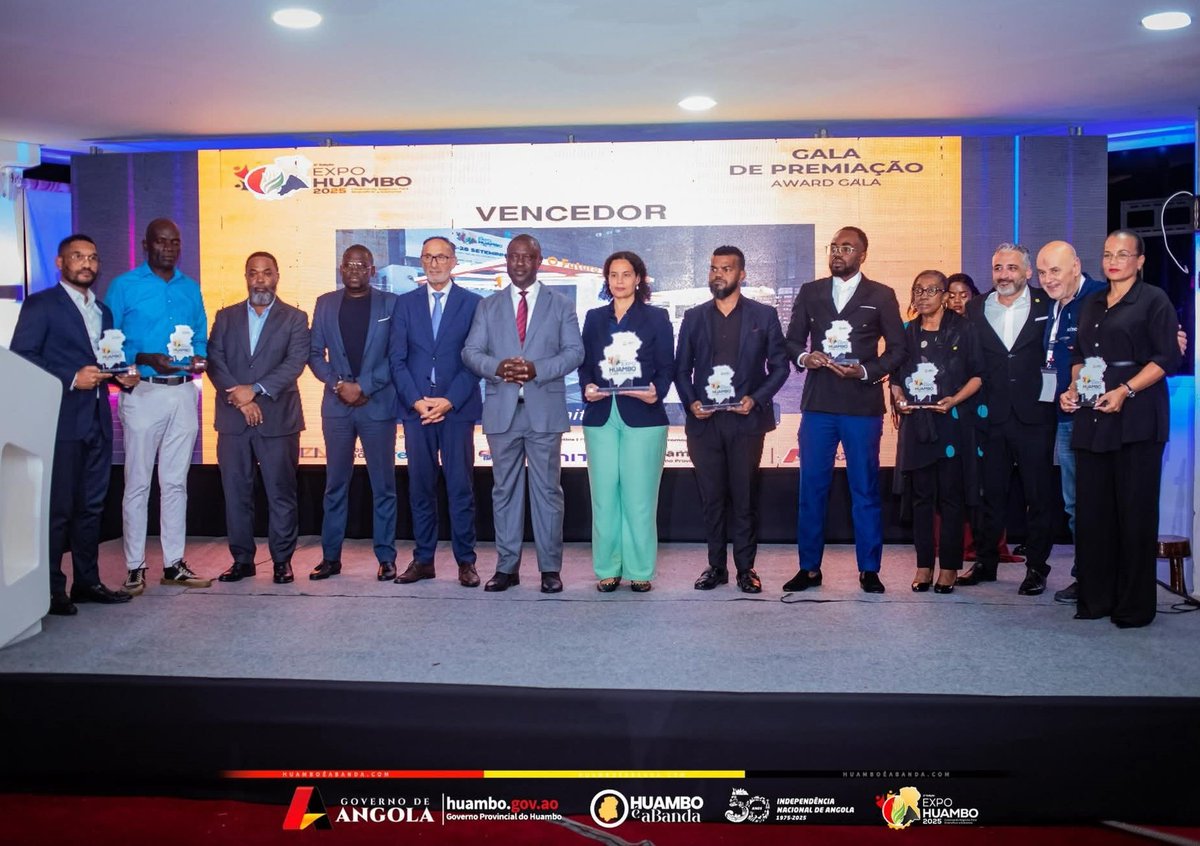 PensanaRE's tweet photo. Ozango recognised for value adding in regional awards ceremony, winning award for Leading Industrial Project. #ExpoHuambo

Find out more: https://t.co/lfbf1oIVlq

#criticalminerals #Angola #supplychain #magnetmetals #longonjo #huambo https://t.co/2dUdN6ySeY