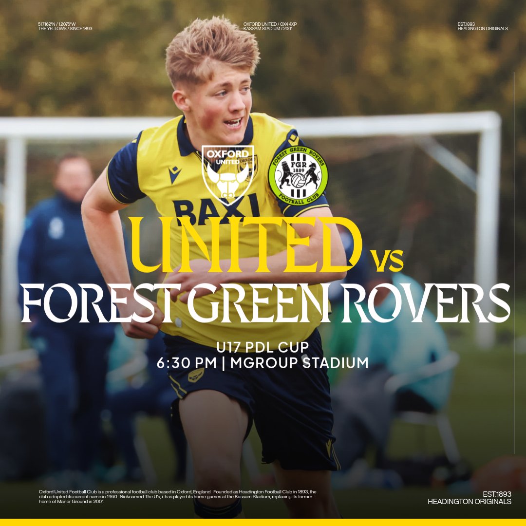 AcademyOUFC's tweet photo. Next🆙: PDL Cup action for the Under-17s this Wednesday as they look to make it two from two https://t.co/HHF1WS5IwT