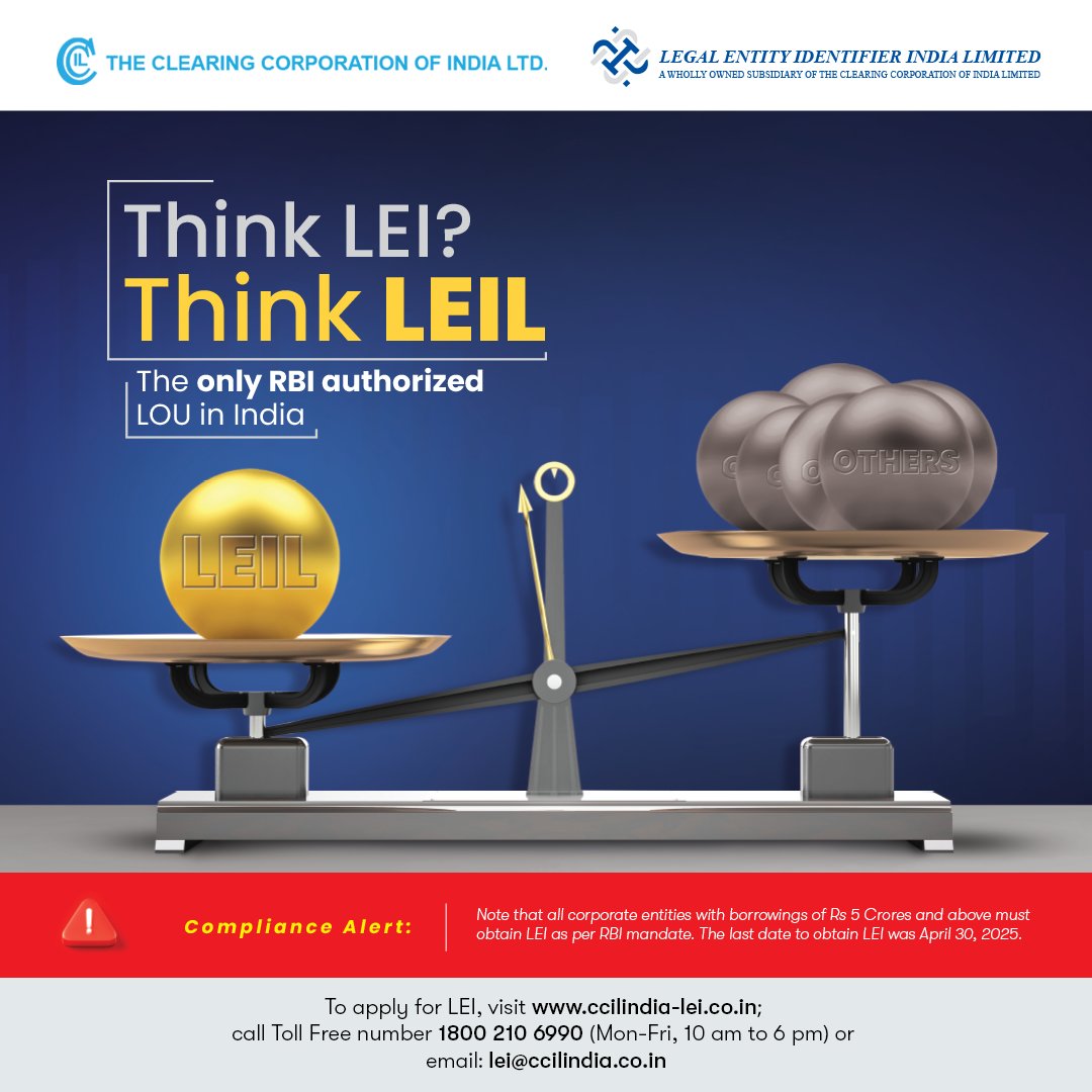 TMMA_I's tweet photo. #LEIL
#LEIRegistration
#ComplianceSolutions
#FinancialMarkets
#ClientExperience
#LEIIndia
#CCIL https://t.co/xGndQgAZbX