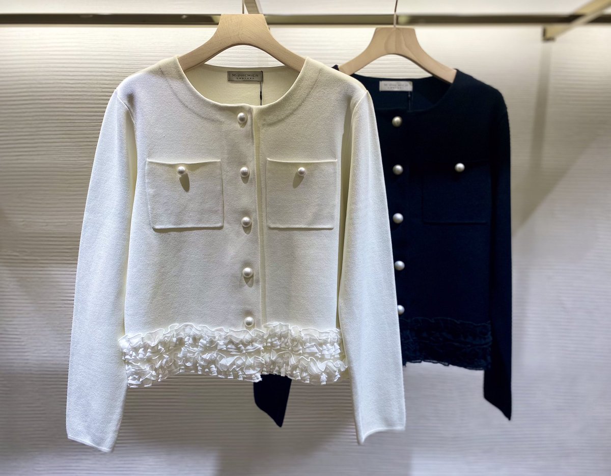 エムプルミエ m,i,d, シフォン　ジャケット　カーディガン　34 エムプルミエ m,i,d, シフォン ジャケット カーディガン 34