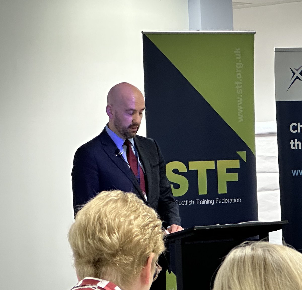 Attending <a href="/stfscotland/">STF (Scottish Training Federation)</a> conference <a href="/TIGERS_UK/">Tigers Group</a> talking all things #apprenticeships #development #learning <a href="/scotgov/">Scottish Government</a> <a href="/BenMacpherson/">Ben Macpherson MSP</a> opens reminded that “collaboration isn’t just valuable. It’s essential.” <a href="/skillsdevscot/">Skills Development Scotland</a> Apprenticeships are vital 🙌🏼