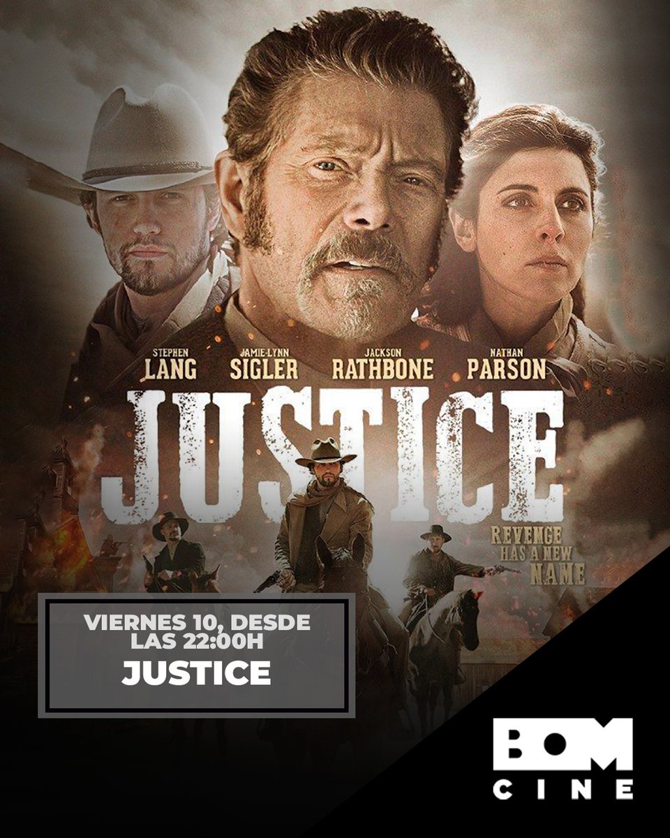 Cuando Marshal vuelve al pueblo y descubre que su hermano ha sido asesinado, jurará darle caza a los culpables de la peor manera posible... 🔥🔪🩸

📽️ "Justice"
🕑 22:00h