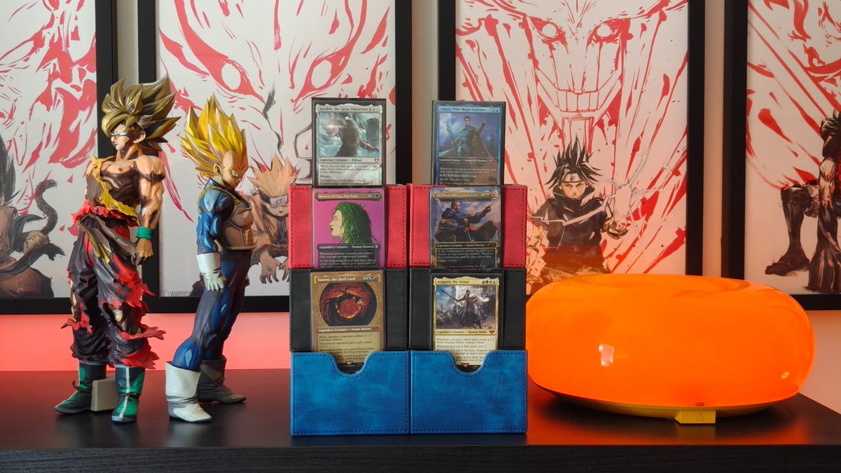 PAX Aus soon! At this point these are likely going to be the decks I'll bring, or at the very least 4 of them. 
Sauron, Aragorn, Sheldon, Meren, Simon and Kozilek.