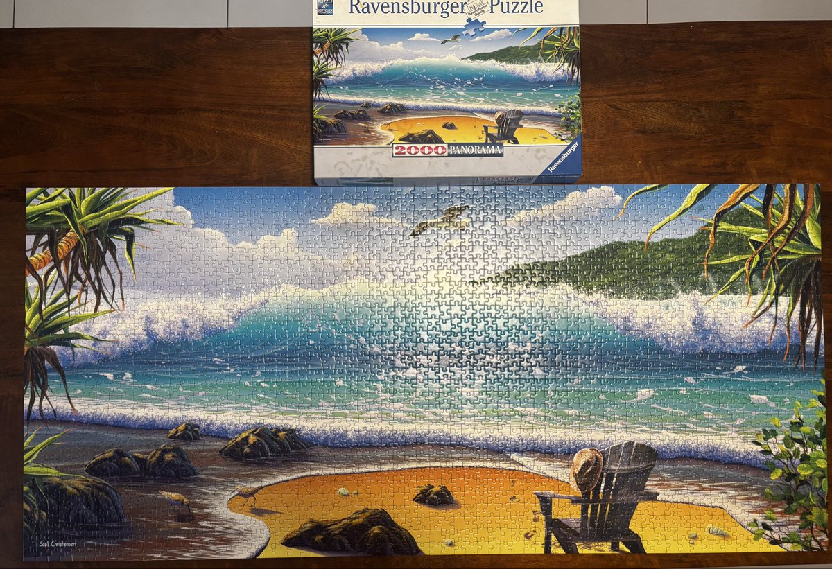 swethapai's tweet photo. 2000p patience-builder! #jigsaw https://t.co/adS0cWIVsK
