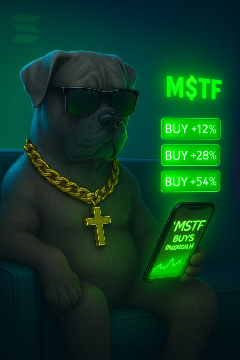 📱 “Bro your phone’s blowing up!” 📱
🐾 “Yeah, M$TF buyers don’t sleep.” 🦴
💚 Every ping = another believer 💸
💰 BUY on Jupiter👉
jup.ag/tokens/Cq5NZrj…

#Solana #CryptoCommunity #100x #Memecoin