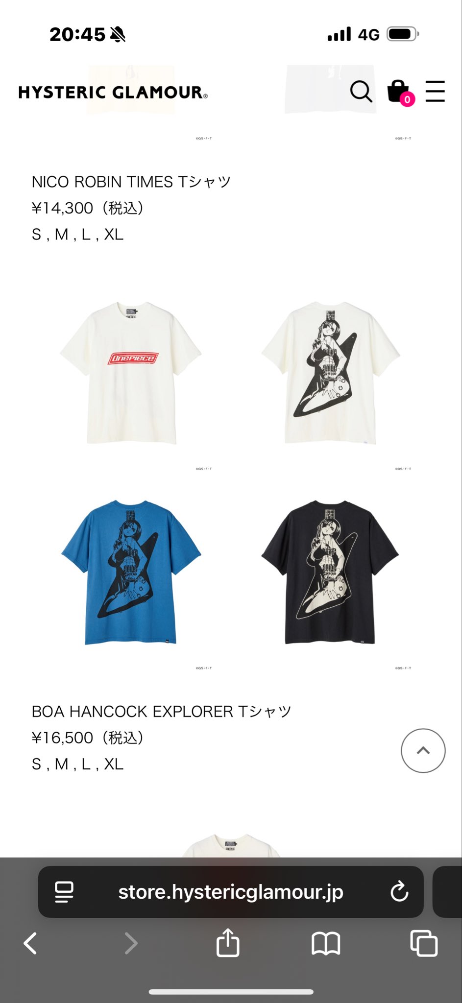 ONE PIECE×HYSTERIC GLAMOUR ROBIN TIMES③ ONE PIECE x HYSTERIC