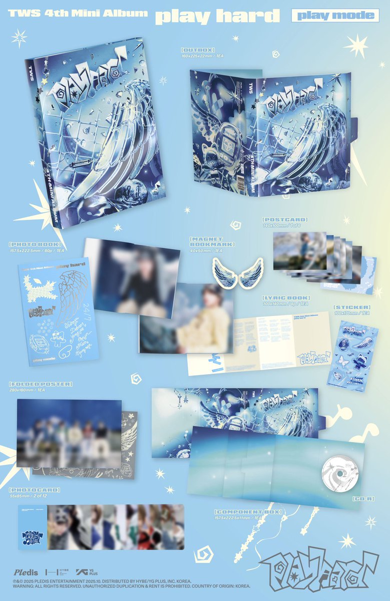 WTS LFB PH GO
[Help RT]

Sealed TWS Play Hard Album✨
🔸299 each | 590 Set
🔸 Late November ETA 
🔸Full COD
🔸First Press
🔸No POB
🔸Gcash, Bank Transfer, Shopeepay &amp; Spaylater available

Reservation Form:
cognitoforms.com/Klyfe1/SealedT…