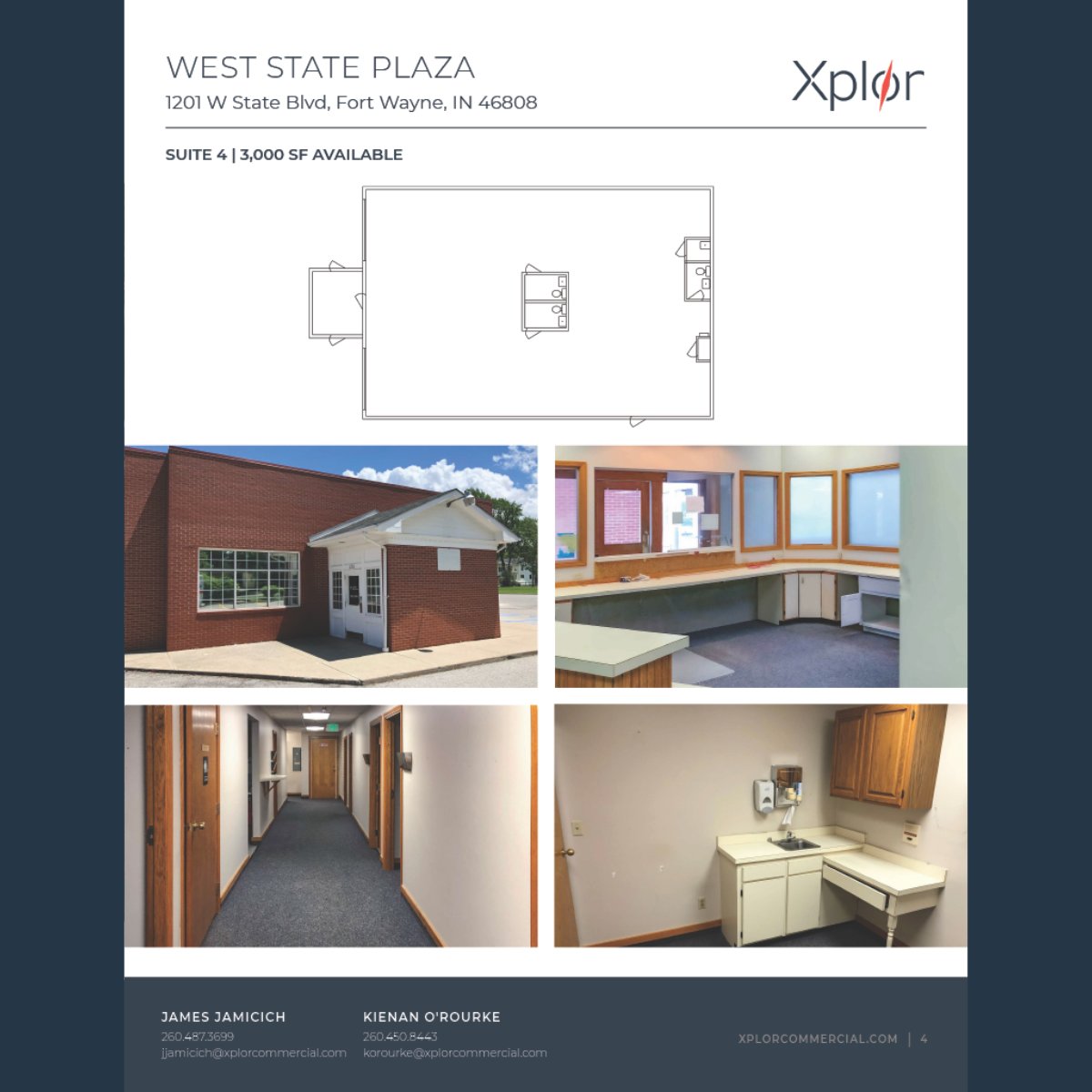 XplorCommercial's tweet photo. 🏙️ Now Leasing at West State Plaza – Fort Wayne, IN!

Spaces available:
🏢 3,000 SF medical office
🏦 2,607 SF former bank w/ drive-thru

#FortWayne #RetailForLease #XplorCommercial #CommercialRealEstate #WestStatePlaza https://t.co/IYOO4ZVFEI