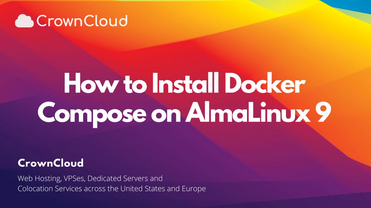 crownclouds's tweet image. Streamline container orchestration! Learn how to install Docker Compose on AlmaLinux 9 with our easy guide. 

wiki.crowncloud.net/?How_to_Instal…

 #DockerCompose #AlmaLinux #DevOps
