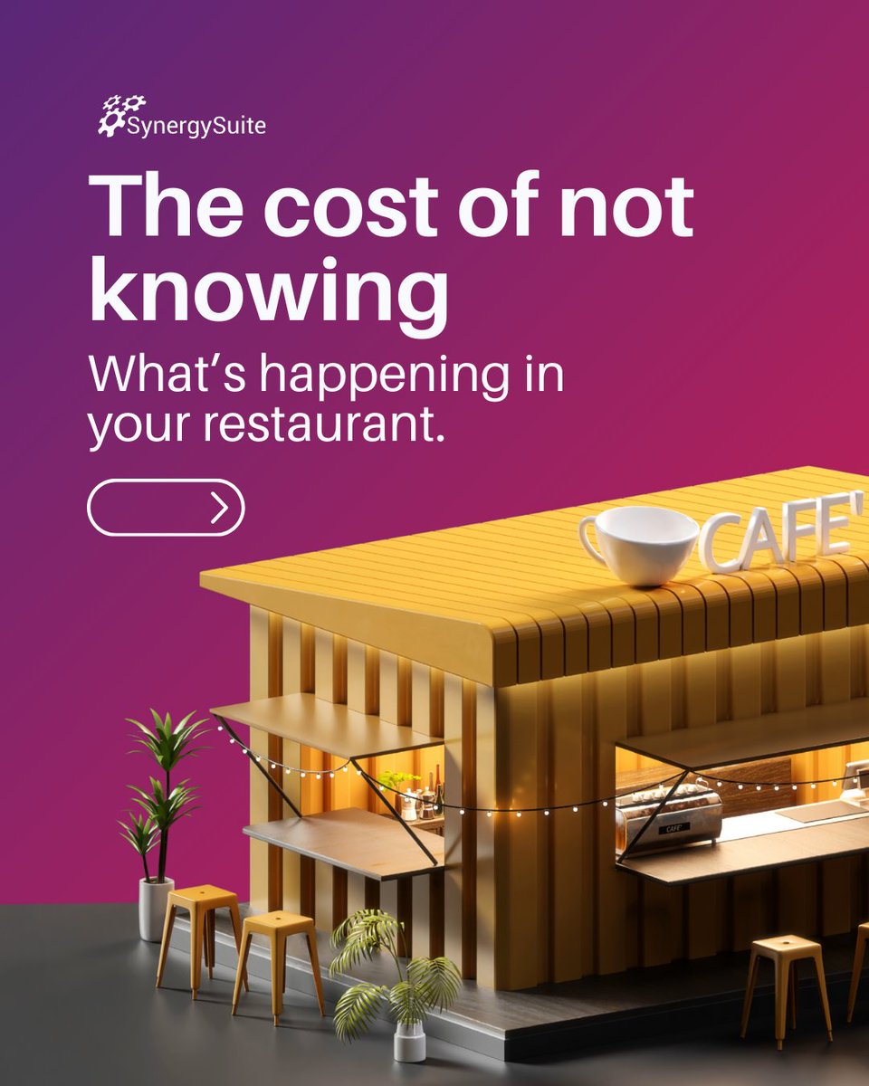 SynergySuite's tweet image. 👀 Blind spots drain margins.
SynergySuite puts every store on your radar, so you always stay in control. ⚡

#SynergySuite #SmartOps #RestaurantOps #LeadWithSynergy