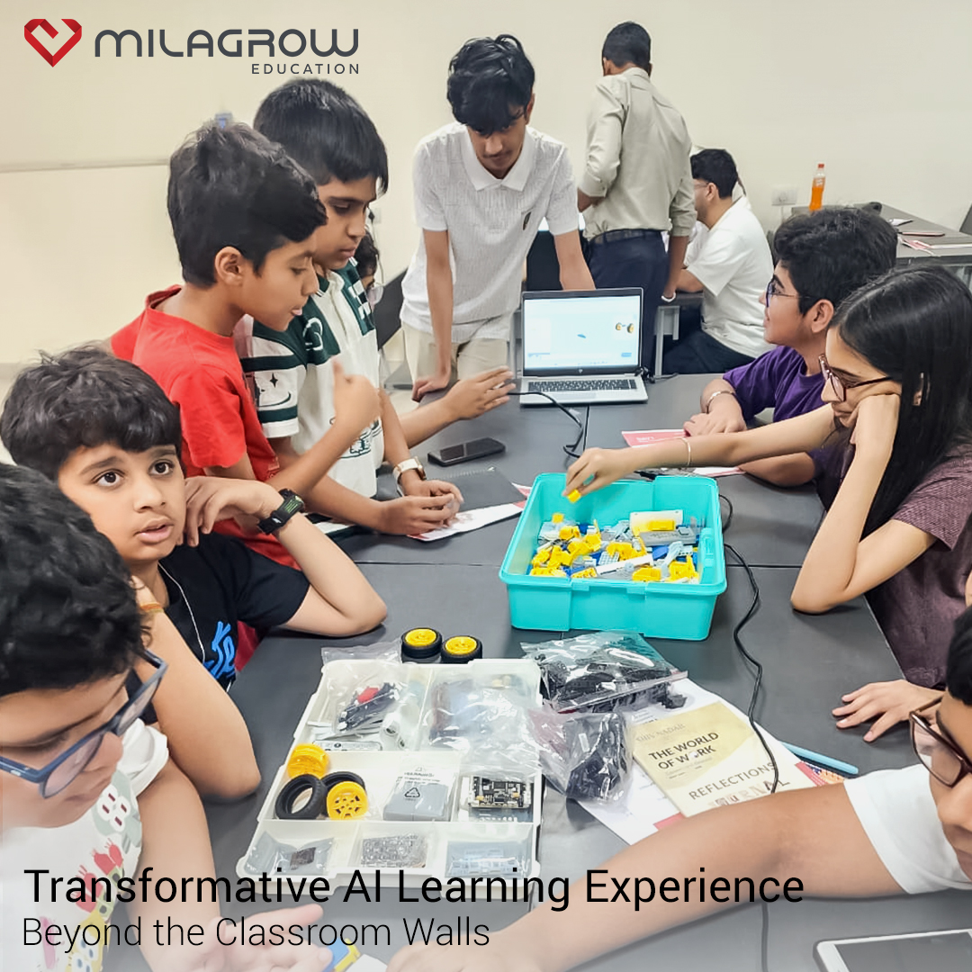 MilagrowRobots's tweet image. Experience AI like never before—hands-on, real-world learning that goes beyond textbooks and classrooms. Learn, build, innovate anywhere!
Learn More: zurl.co/e0bow

#AILearning #BeyondClassroom #FutureSkills #TechEducation #MilagrowEducation #innovation #FutureTech