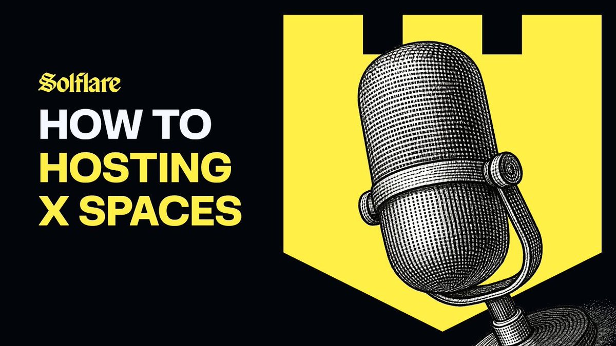Solflare How To Hosting X Spaces graphic