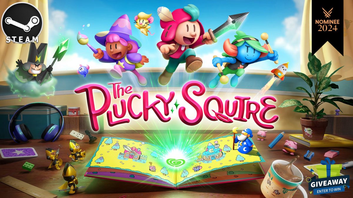 🎁 STEAM GAME GIVEAWAY 🎁 Sponsored by <a href="/SvartJoe/">SvartrUlf🐺</a>

🥃"The Plucky Squire"🍰1x Steam Key
💟Like + ♻️Retweet + 👥Tag a companion
✔️Follow us + <a href="/PlayStationGN/">PlayStation Game News</a> @MasterChef90s <a href="/Deluxe2D/">Deluxe</a>
⏰ Winner announced 10/08/25⏰🗓/🏆1 Winner!
📩DM me to sponsor a giveaway like this.
#GIVEAWAYS