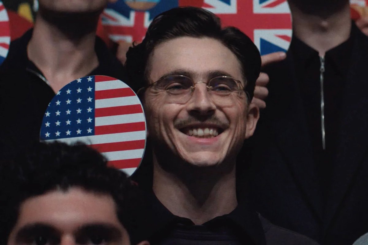 icanvalk's tweet image. MARTY SUPREME - 2025’s ‘Babylon’ - unwieldy and entirely too much, but not without bravura filmmaking. Timmy gives a performance that plays like a cheekily shit-eating cousin to his SAG speech, but it all feels more exhausting than exhilarating until the end. Huh!