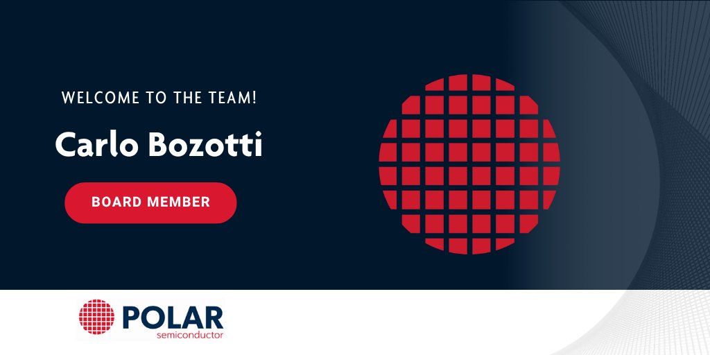 We're excited to announce that Carlo Bozotti, former President &amp; CEO of STMicroelectronics, has joined our #BoardOfDirectors. Carlo is an international executive with 45+ years of experience in the #electronics and #semiconductors industry.

#PolarSemiconductor #SemiconductorNews