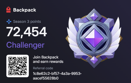 cafelatte1004's tweet photo. Season 3 target: 150,000 pts
@Backpack @KaitoAI https://t.co/JptCGZ8epX