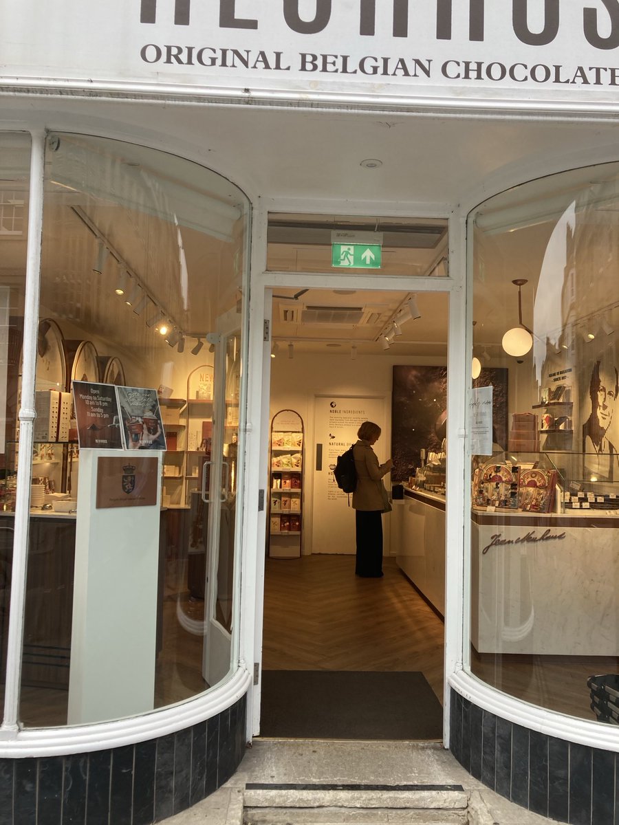 FlashForFreedom's tweet image. Elspeth in her favourite shop on Earth.