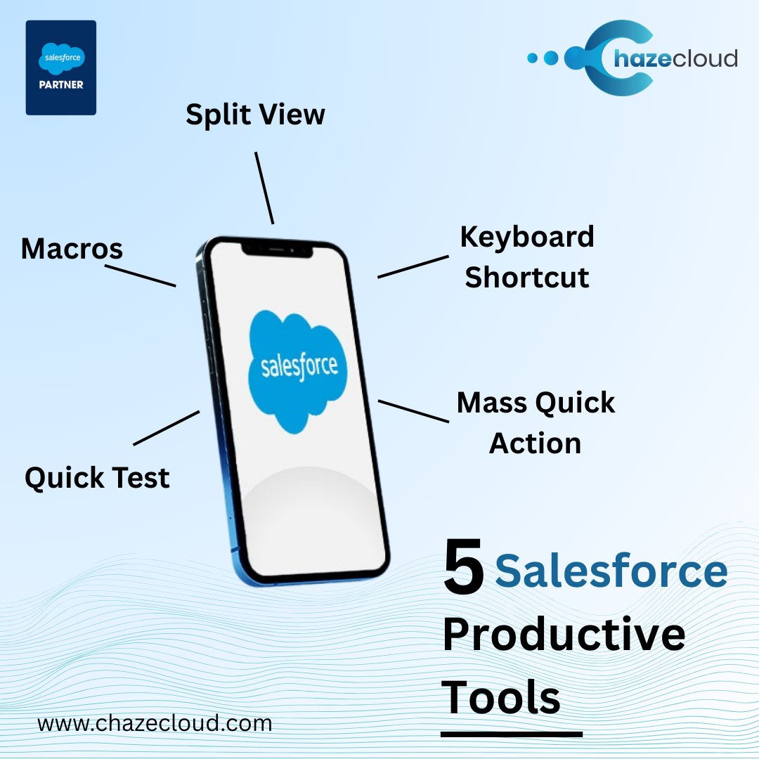 Supercharge your workflow with these 5 powerful Salesforce tools!
From Split View to Mass Quick Actions — streamline your daily tasks and get more done in less time. ⏱️

Learn more: chazecloud.com

#Salesforce #DigitalTransformation #ChazeCloud #SalesforcePartners