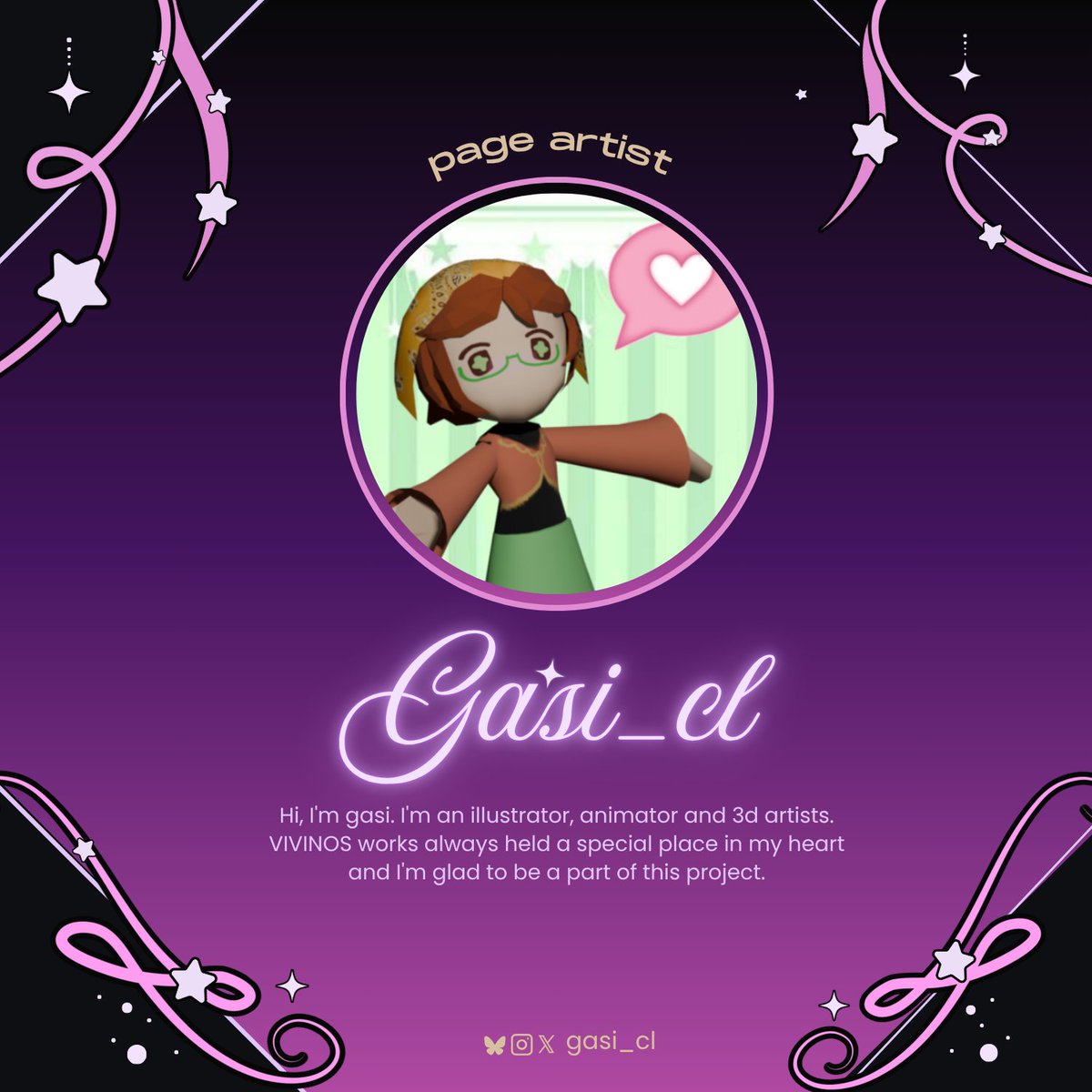 MYMUSEalnstzine's tweet photo. ☆PAGE ARTIST SPOTLIGHT: Gasi_Cl ☆ 

💌 Introducing page artist, 
@gasi_c !
 
Gasi_Cl’s uses their understanding of shapes to produce clean and sharp pieces! Welcome !

#ALNST #zine #mizisua #에이스테 https://t.co/FwvCV4Mbas