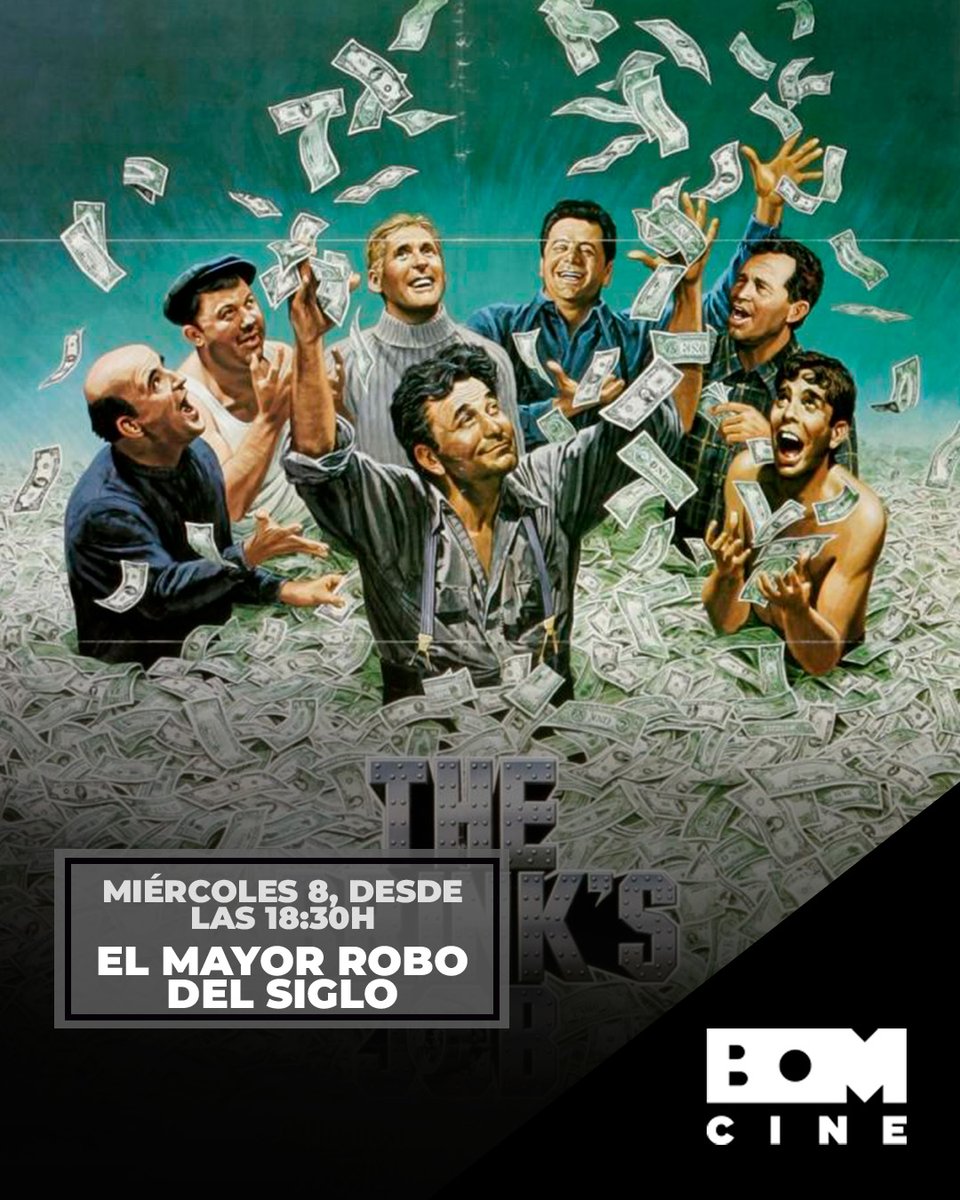 ¿Qué pasa cuando un grupo de delincuentes con más entusiasmo que talento decide asaltar un furgón blindado? 🙄💰Spoiler: no es Ocean’s Eleven, pero sí El mayor robo del siglo.😎

😜No te la pierdas, que robar risas también cuenta como delito.

📽️"El mayor robo del siglo"
🕑18:30h