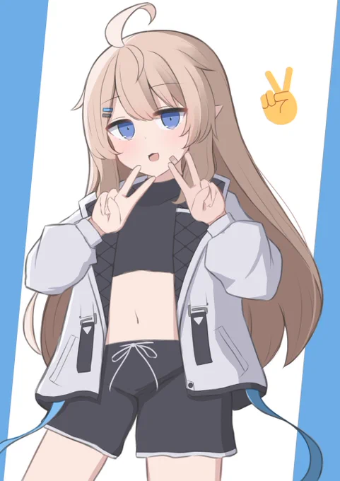 ダブルピースナユちゃん #Nayu3D