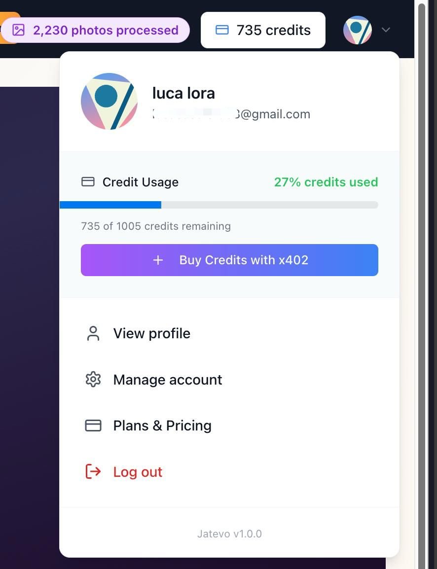 lucaxyzz's tweet image. Experimenting x402 for @JatevoId products via @PayAINetwork
Supporting multi-chain both Sol and Base
@notorious_d_e_v
