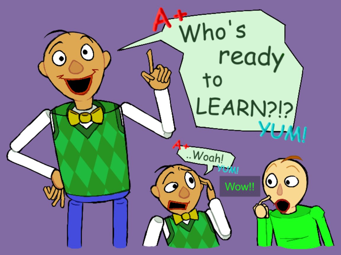 plumbadumba's tweet image. i already love Baldwin so much he makes my baldi-fueled brain do backflips
#regretevator #regretevatorart #baldisbasics #bbieal