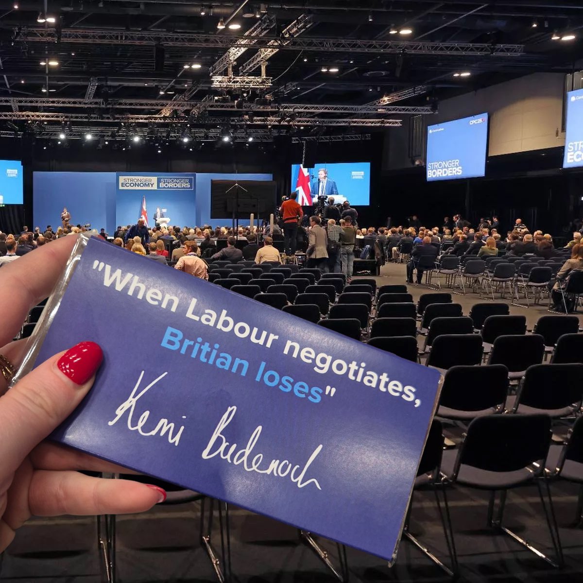 The Tory Party conference in Manchester has reached the halfway point, and it all seems a bit of a dullfest.

Many have reported that the atmosphere is flat, there are scores of empty seats, fewer company stalls, and even the chocolate bars in the goodie bags haven't escaped the