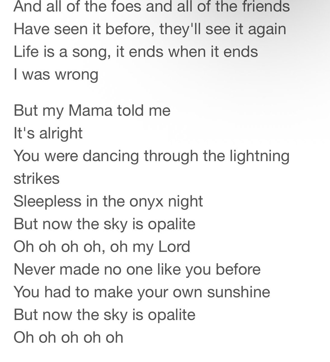 Whatever onyx is referencing, her Mama first applied it to Taylor. 
Hope that helps 🫶