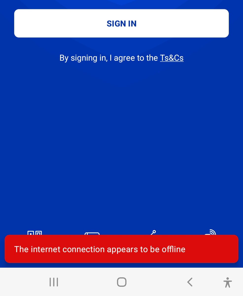 SvH ๐ (@sandilevheerden) on Twitter photo Good day <a href="/StandardBankZA/">Standard Bank ZA</a>,
Please assist as I'm struggling to log into your app. It says I'm offline but I'm not.
Thanks in advance Good day <a href="/StandardBankZA/">Standard Bank ZA</a>,
Please assist as I'm struggling to log into your app. It says I'm offline but I'm not.
Thanks in advance