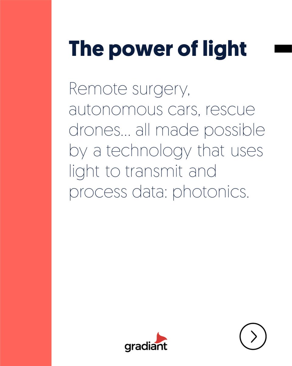 Gradiant's tweet image. 💡 Photonics is already changing the world:
🔹 Detecting diseases
🔹 Improving automotive safety
🔹 Transferring data at incredible speeds

We’re working on its future, from quantum sensing to secure communications and embedded photonic systems.
gradiant.org/en/blog/revolu…
#Photonics