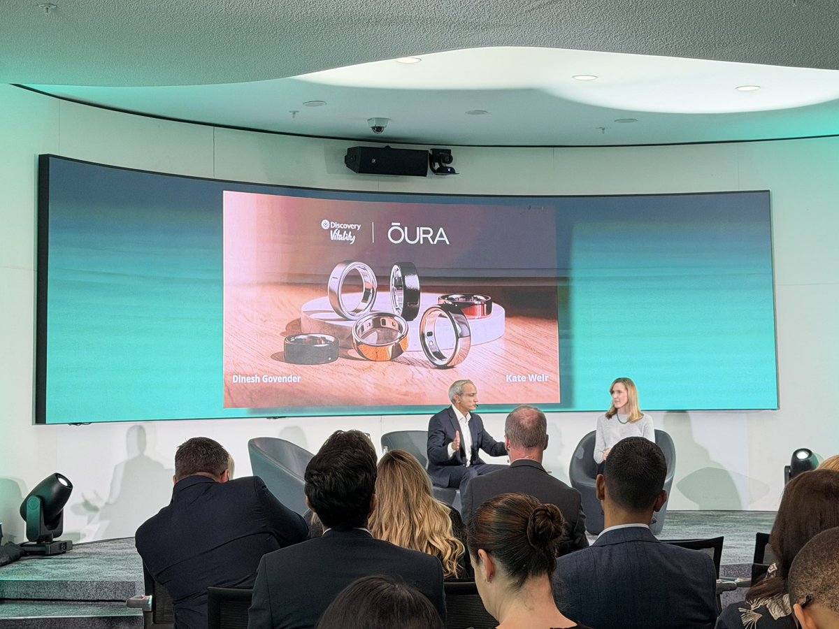 nafisa1's tweet image. Discovery has been working on a Vitality Sleep Score, and says it’s the first health insurer globally that will reward people for sleeping. It will be tracked through the Oura ring, which @Discovery_SA will launch in South Africa. 

#DiscoverySleepSummit