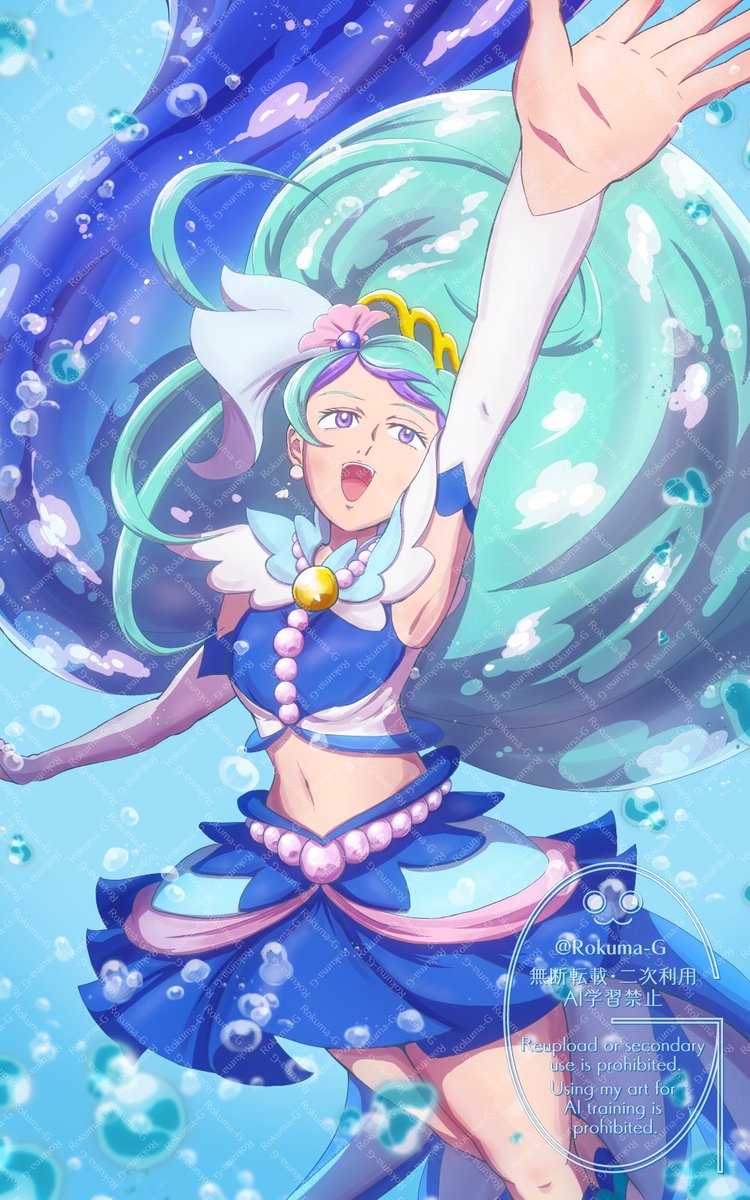 rokuma_G's tweet image. ゴープリの絵です！ごきげんよう！