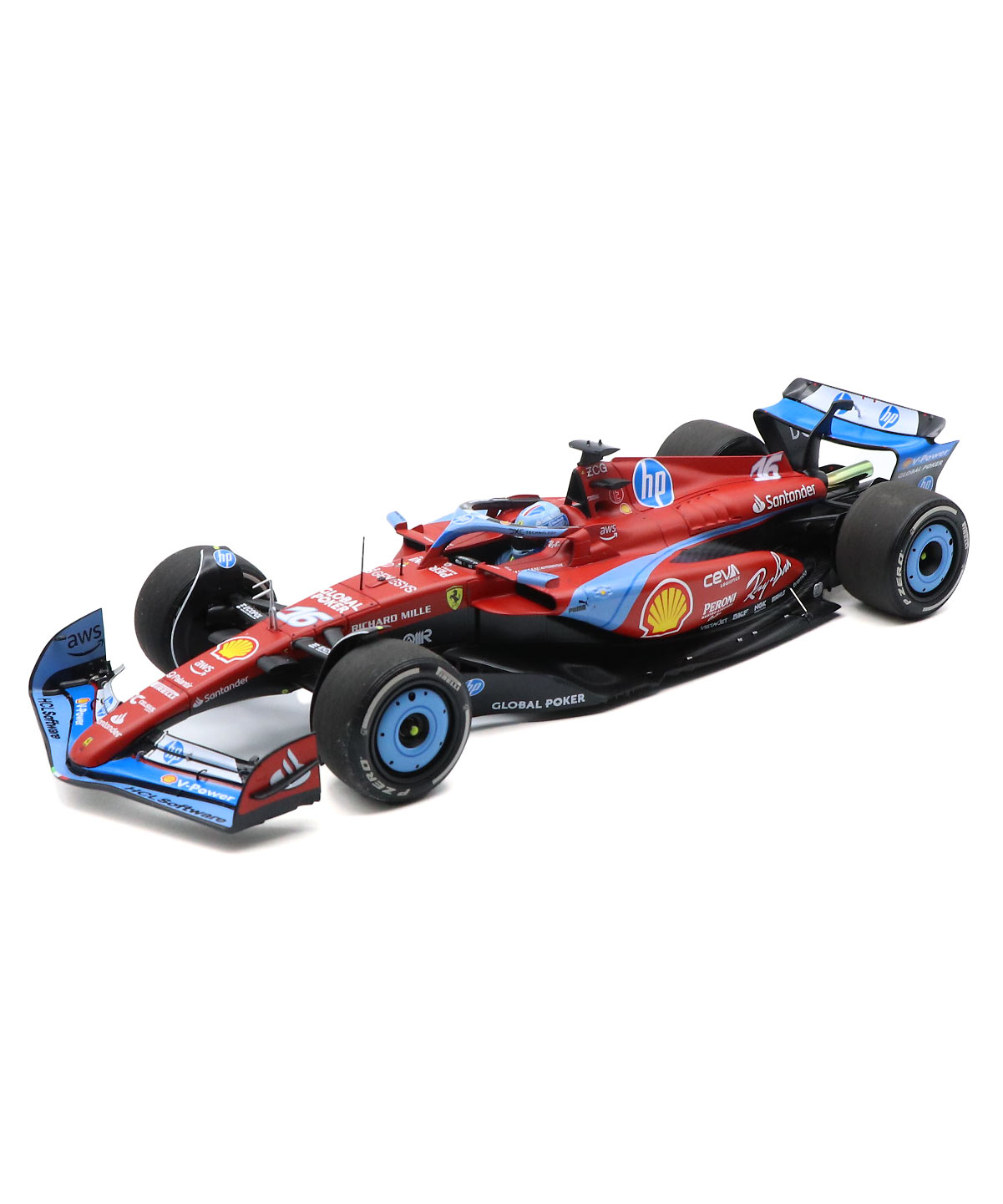 ブラーゴ フェラーリ SF-24 マイアミGP 1/18 ルクレール ブラーゴ 1/43 フェラーリ SF-24 2024 イタリアGP No.16 C