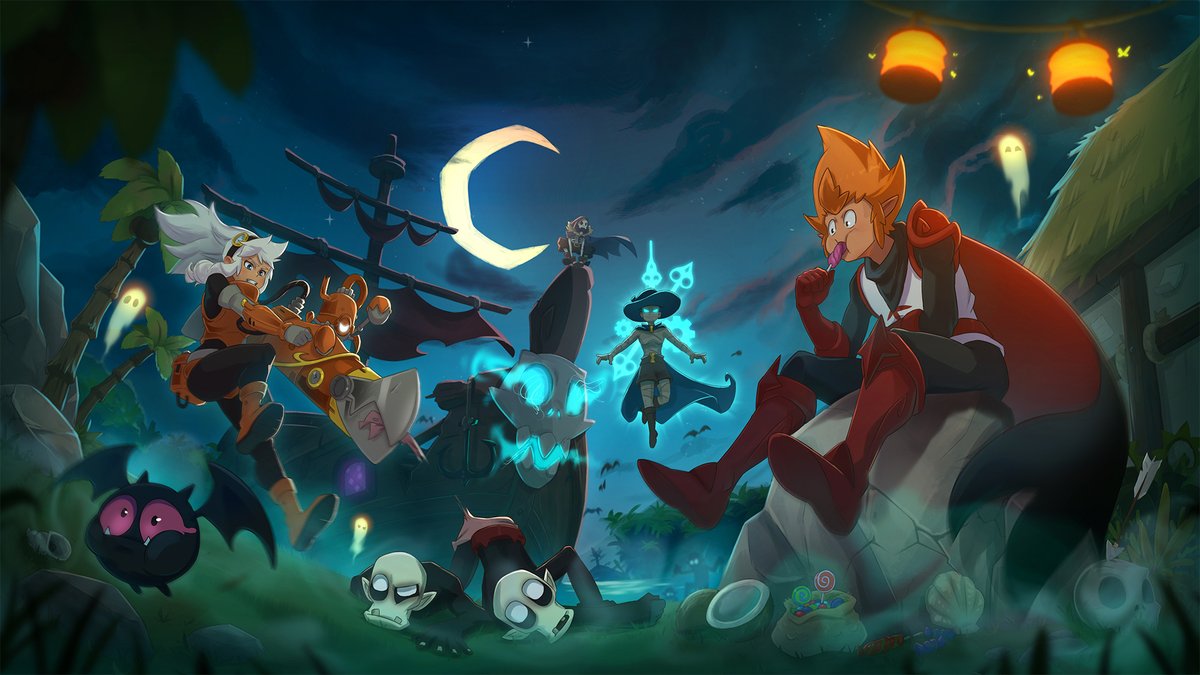 DofusTouch's tweet image. 🎃 Les terribles festivités d&apos;Halouine sont de retour !

Parcourez les terres effrayantes de l&apos;îlot Rifique, mesurez-vous à Halouine ou voyagez dans une mystérieuse anomalie temporelle… 🕸️

🧛 De quoi faire frissonner les plus téméraires d&apos;entre vous !

📜…
