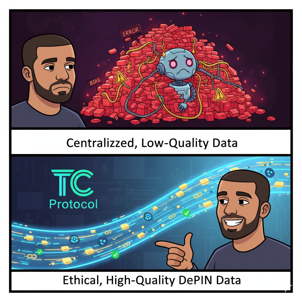 TripleC_AI's tweet image. Unlock AI&apos;s true potential with TripleC&apos;s human-AI harmony! 

As DePIN trends highlight data provenance, our protocol ensures ethical, high-quality feeds without central risks. 

Dive in and thrive!  😎 #TripleC_AI #DataProvenance