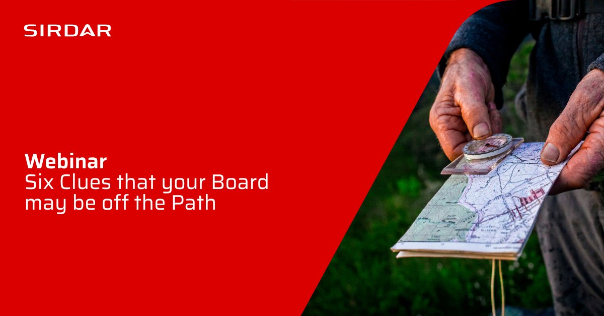 Not sure when your board needs an evaluation or diagnostic – or what the difference is?

Join us for one hour on 22 Oct (12:00 SAST) for a powerful #Webinar on boosting boardroom performance.

Register now 👉 shorturl.at/3wS91

#Sirdar #BoardEvaluations #BoardDiagnostic