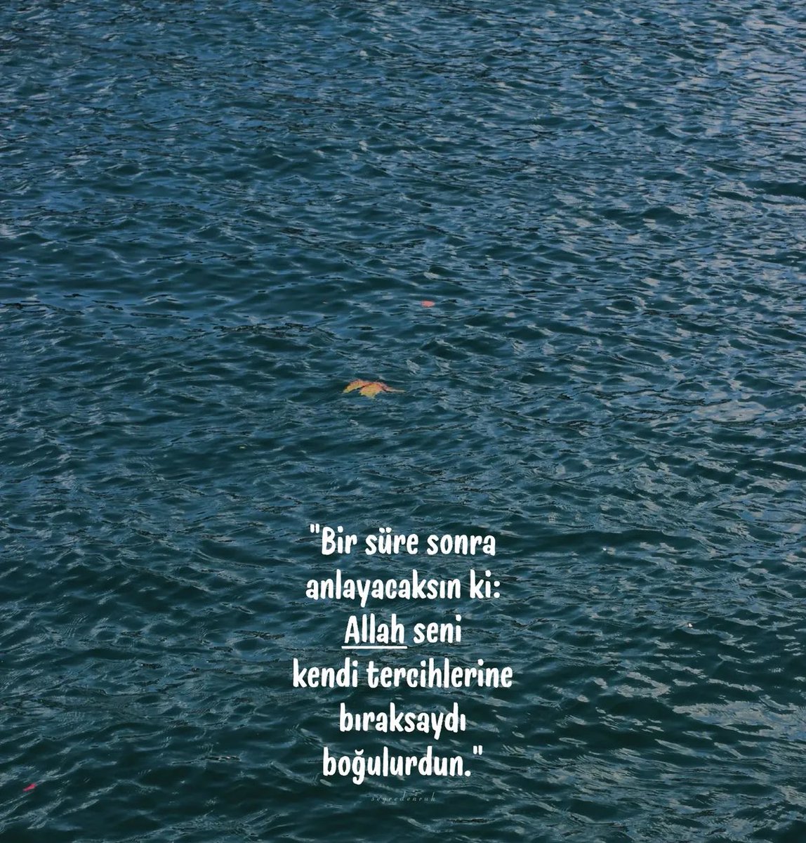 ‘‘Çok sakinleştirici bir söz’’..