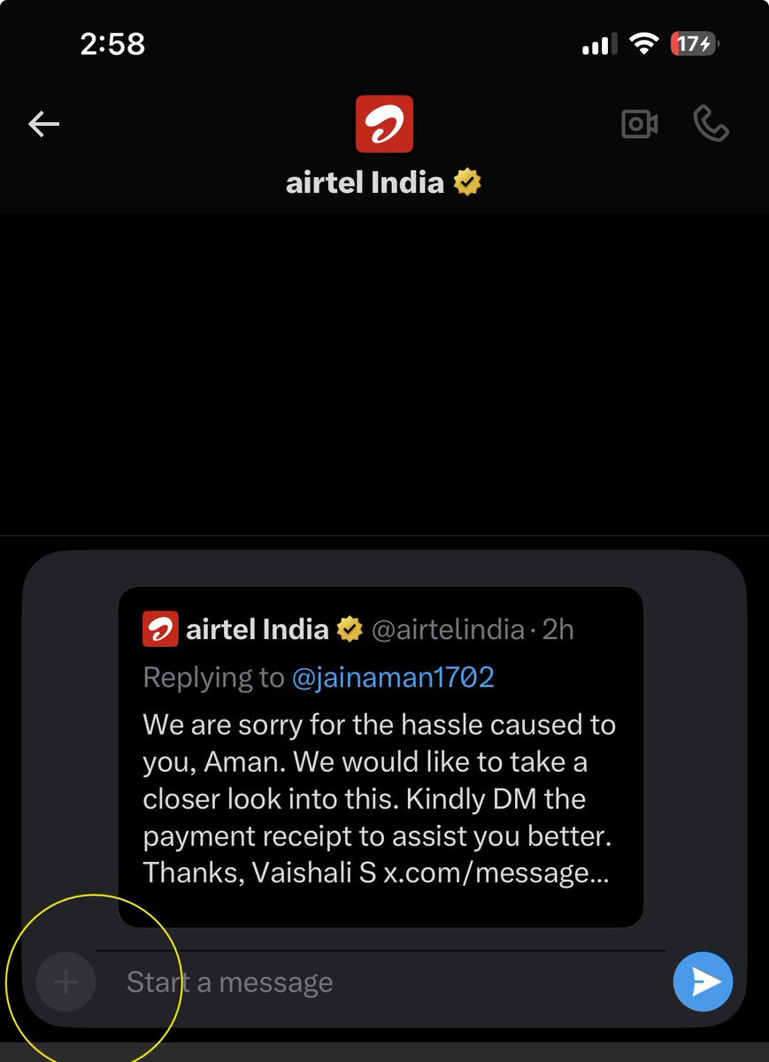 How do i share any receipt here? And how many times will u ask for the receipt? It has already been posted in the post itself. Wtf is this <a href="/airtelindia/">airtel India</a> doing? Just give me a clear yes or a no.if u r nt able to install wi fi. Kindly hv guts to say no.