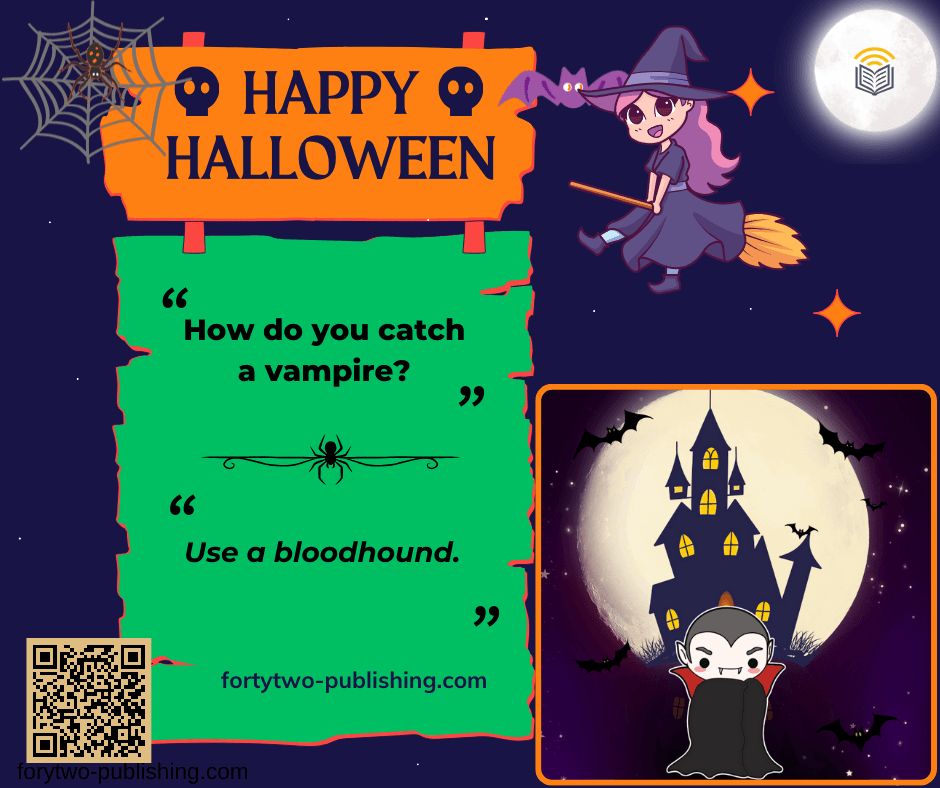 42Publishing's tweet photo. It's time to conjure up some Halloween fun! 🎃 Whether you're trick-or-treating or watching scary movies, enjoy the night! 🍬 https://t.co/ThKZo5bfTH