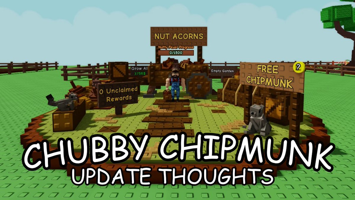 Hey gardeners! 👋

We'd love to hear your feedback for the Chubby Chipmunk Event. Let us know what you liked, disliked as well as what you'd like to see in upcoming updates in the replies.

Thank you all so much for playing Grow a Garden, we really appreciate all of you!