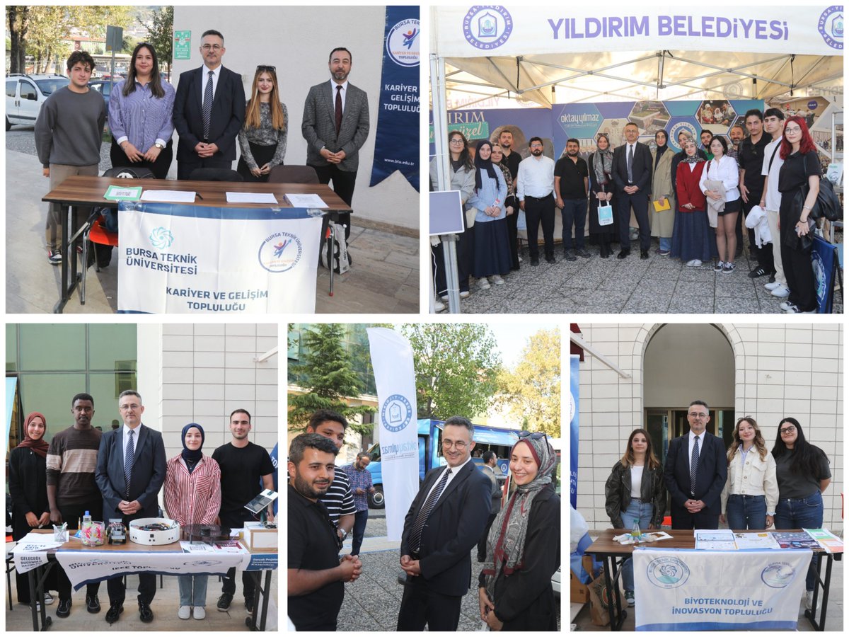 2025 - 2026 akademik yılının ilk gününde, öğrenciyi merkeze alan üniversite mottosuyla, öğrenci topluluklarımızın tanıtım standlarını ziyaret ederek gençlerimizin heyecanına ortak olduk.

Bilimden sanata, spordan toplumsal katkıya kadar geniş bir yelpazede heyecanla faaliyet