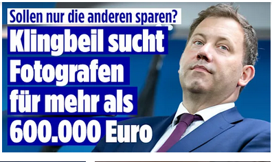 grouchkopp's tweet image. Was soll man noch sagen?
#Klingbeil macht auf #Baerbock